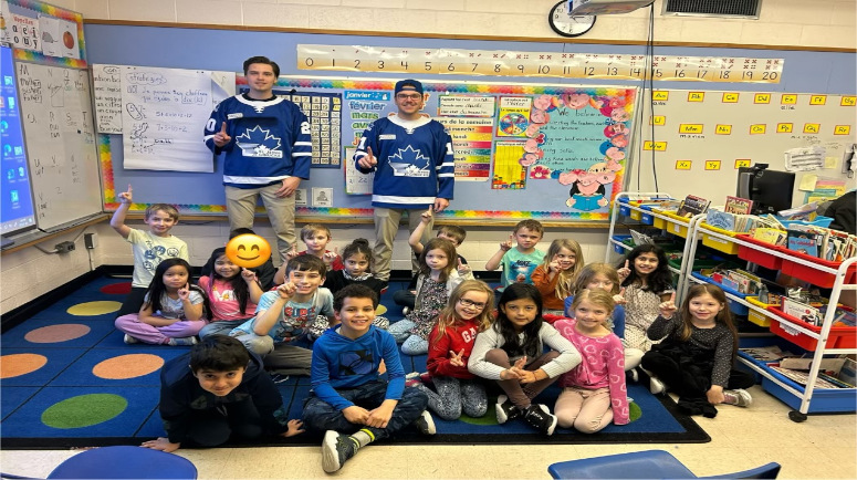 St James Jr Canucks - I Love to Read Month